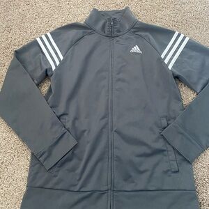 Adidas Gray Track Jacket Youth 14-16